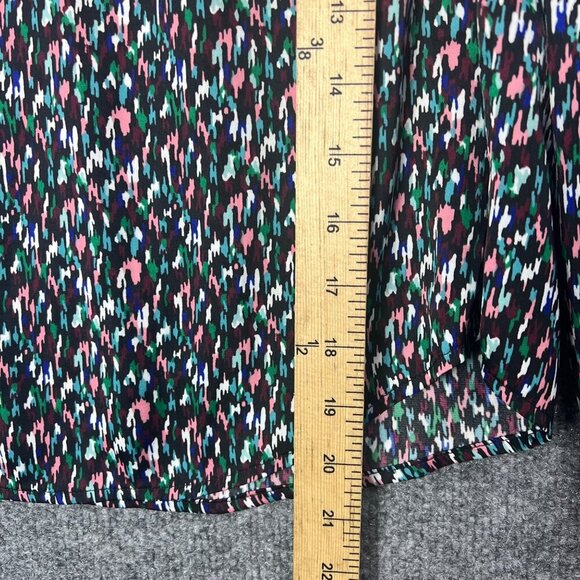 NWT BANANA REPUBLIC Spit Neck With Tie Long Sleeved Blouse SZ XXS petite - Picture 5 of 8